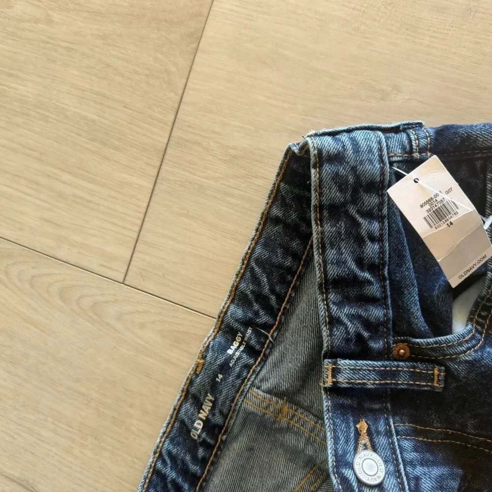 Old Navy girls baggy jeans size 14